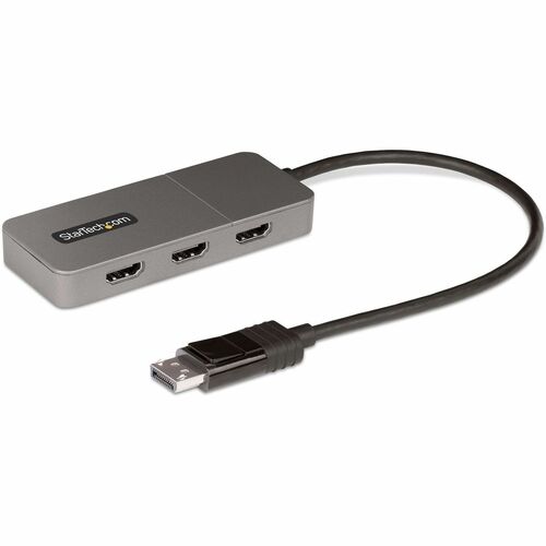 StarTech.com 3-Port MST Hub, DisplayPort to Triple 4K 60Hz HDMI, DP 1.4 Multi-Monitor Adapter, Windows Only - DisplayPort 