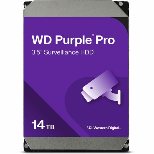 WD Purple Pro WD142PURP 14 TB Surveillance Hard Drive - Internal - SATA 0718037899657