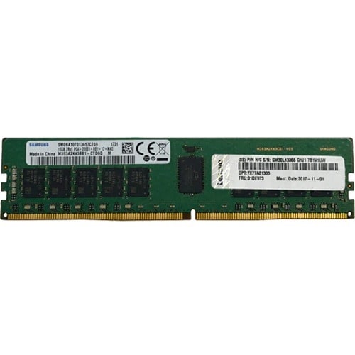 Lenovo RAM Module for Server - 32 GB - DDR4-3200/PC4-25600 TruDDR4 - 3200 MHz Dual-rank Memory - 1.20 V - Registered - 288