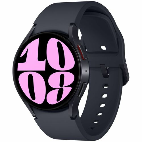 Samsung Galaxy Watch6 Smart Watch - Circular Case Shape - 40 mm Case Width - Graphite Body Color - LTE - Bluetooth