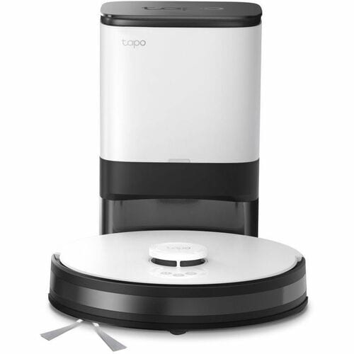 Tapo RV30 Plus Robot Vacuum/Mop - 1.06 gal (4000 mL) - Bagged - 10.14 fl oz (300 mL) Water Tank Capacity - Brush - Carpet 