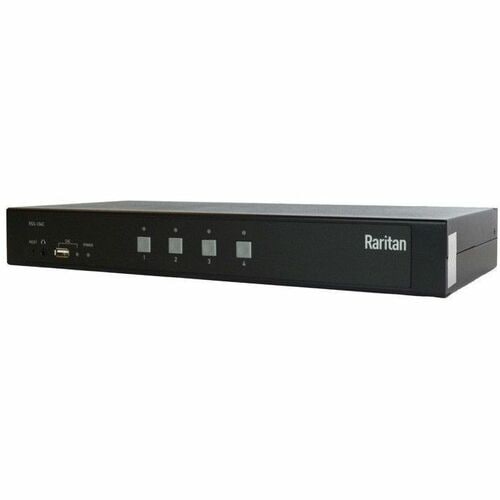 Raritan 4-port Single Head SecureSwitch, NIAP PP4.0 cert certificated, HDMI, support CAC - 4 Computer(s) - 4K - 3840 x 216