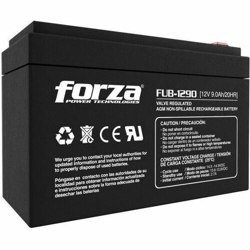Forza UPS Batería - Ácido de plomo sellada (SLA) - 1 - Para Sistema de Alarma, UPS, Luz de emergencia, Sistema de segurida