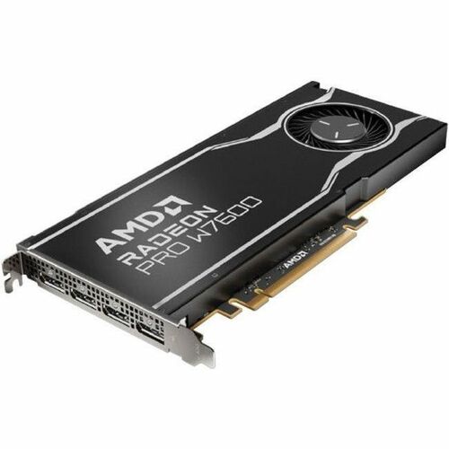 Scheda video AMD Radeon Pro W7600 - 8 GB GDDR6 - Altezza piena - 7680 x 4320 - 128 bit Ampiezza bus - PCI Express 4.0 x8 -
