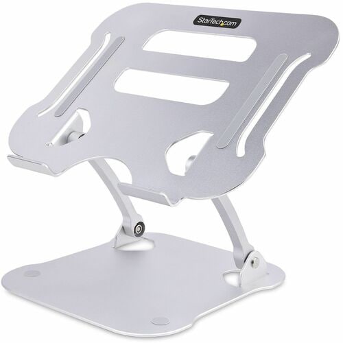 StarTech.com Height Adjustable Notebook Stand - 9.98 kg Load Capacity - 11.9 cm Height x 22.6 cm Width - Silver Anodized -