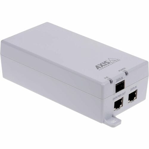 AXIS T8154 PoE -Injektor - 120 V AC, 230 V AC Eingang - 55 V DC Ausgang - 1 x Gigabit Ethernet Eingangsport(s) - 1 x Gigab