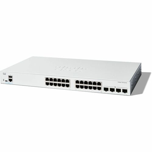 Cisco Catalyst 1200 C1200-24T-4X 24 Ports Manageable Ethernet Switch - 10 Gigabit Ethernet - 10/100/1000Base-T, 10GBase-X 