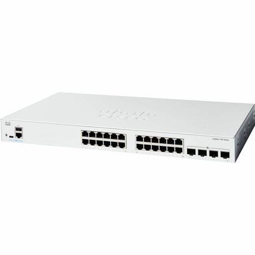 Cisco Catalyst 1300 C1300-24T-4X 24 Anschlüsse Verwaltbar Ethernet-Switch - 10 Gigabit Ethernet - 10/100/1000Base-T, 10GBa