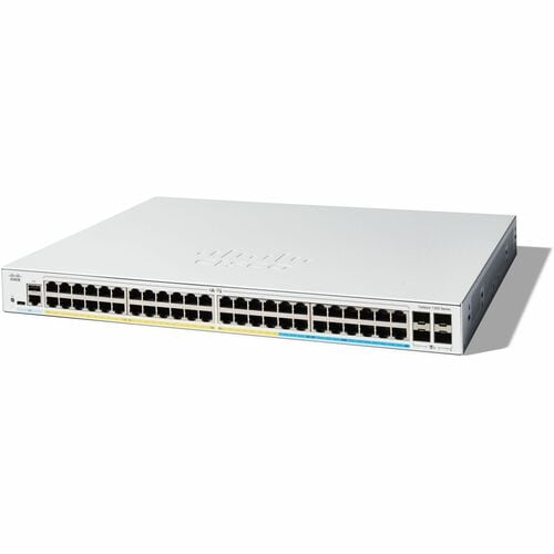 Cisco Catalyst 1300 C1300-48P-4X 48 Ports Manageable Ethernet Switch - 10 Gigabit Ethernet - 10/100/1000Base-T, 10GBase-X 