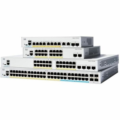 Cisco Catalyst 1300 C1300-48FP-4X 48 Ports Manageable Ethernet Switch - Gigabit Ethernet, 10 Gigabit Ethernet - 10/100/100