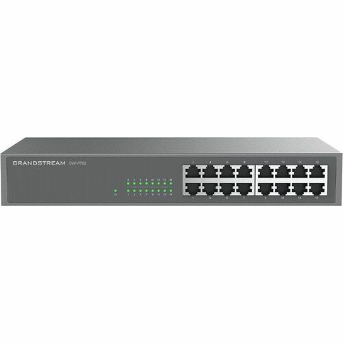 Grandstream GWN7702 Ethernet Switch - 16 Ports - Gigabit Ethernet - 10/100/1000Base-T - 2 Layer Supported - 8 W Power Cons
