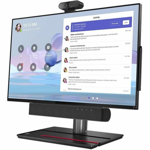 Lenovo ThinkSmart View Plus Video Conference Equipment - Black - For Video Conferencing - 1920 x 1080 Video (Live) - Full 