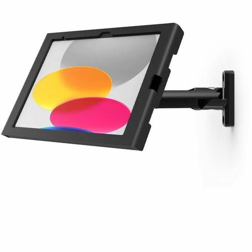 Compulocks iPad 10.9" 10th Gen Swell Enclosure Swing Wall Mount Black - High-Grade Metal Enclosure, Tilt, Pan, and Swing f