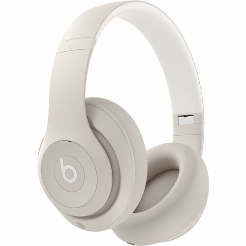 Apple Beats Studio Pro Wired/Wireless Over-the-ear, Over-the-head Stereo Headset - Sand, Sandstone - Siri - Binaural - Ear