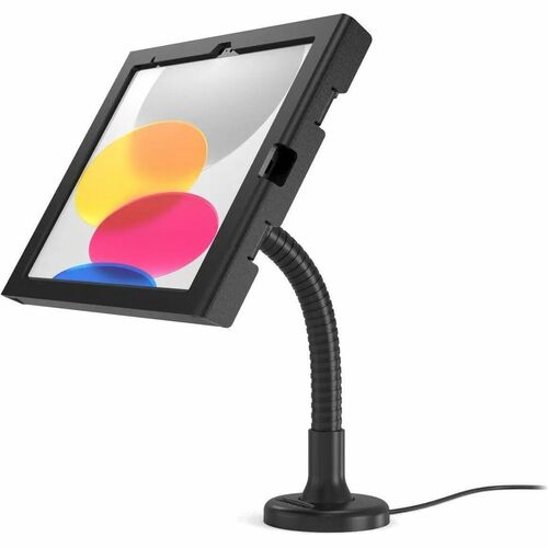 Compulocks iPad 10.9" 10th Gen Swell Enclosure Flex Arm Mount Black - High-Grade Metal Enclosure, Extending flexible arm, 