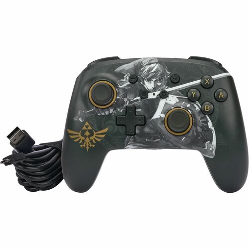 PowerA Enhanced Wired Controller for Nintendo Switch - Battle-Ready Link - Cable - USB - Nintendo Switch - 3 m Cable - Black