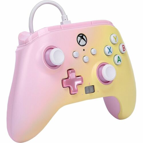 PowerA Enhanced Wired Controller for Xbox Series X|S - Pink Lemonade - Cable - USB - Xbox Series S, Xbox Series X, Xbox On