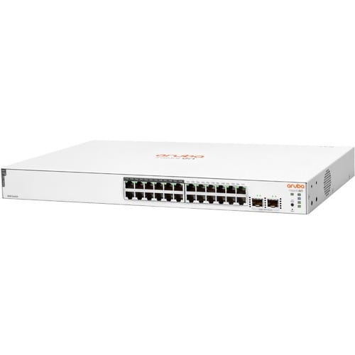 HPE Instant On 1830 24 Puertos Gestionable Conmutador Ethernet - Gigabit Ethernet - 10/100/1000Base-T - 2 Capa compatible 