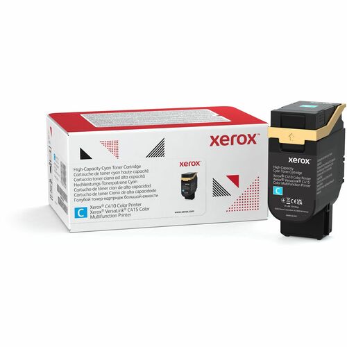 Xerox Original High Yield Laser Toner Cartridge - Box - Return Program - Cyan - 1 Pack - 7000 Pages