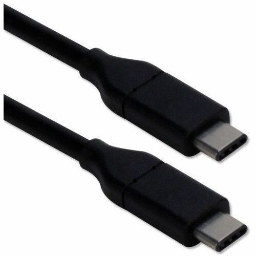 QVS 1-Meter USB-C to USB-C 3.2 5Gbps 60-Watts Sync & Power Cable - 3.28 ft USB-C Data Transfer/Power Cable for USB Device,