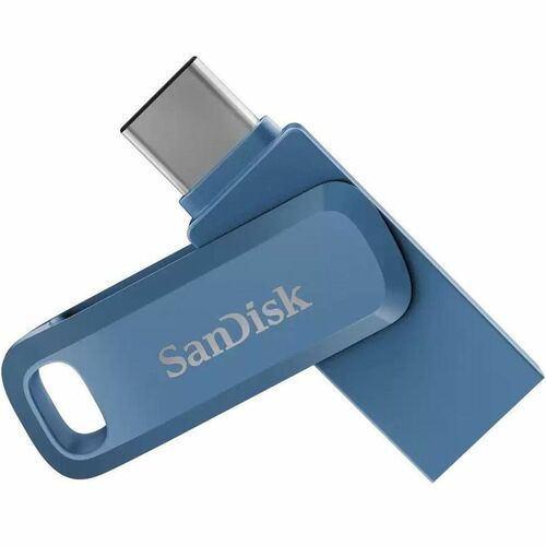 SanDisk Ultra Dual Drive Go 64 GB USB 3.1 (Gen 1) Type C, USB 3.1 (Gen 1) Type A Flash Drive - 150 MB/s Read Speed - 5 Yea