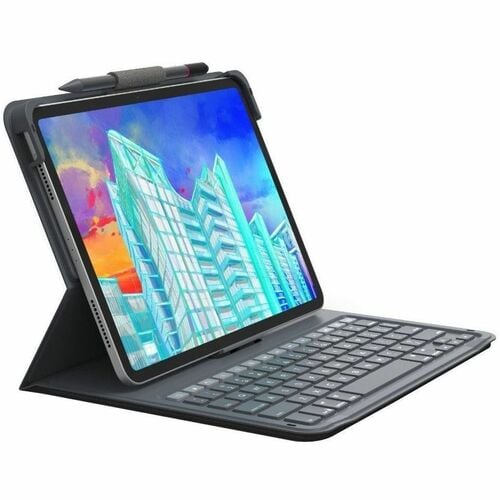 ZAGG Messenger Folio 2 Keyboard/Cover Case (Folio) for 27.7 cm (10.9") Apple iPad (10th Generation) Tablet - Charcoal