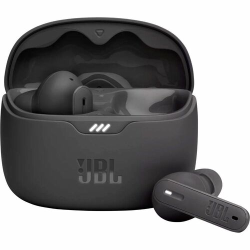 JBL Tune Beam True Wireless Earbud Stereo Earset - Black - Binaural - In-ear - Bluetooth - 16 Ohm - 20 Hz to 20 kHz - Nois