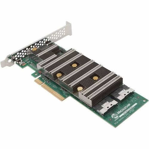 Microchip Adaptec 1200-16i SAS/SATA/NVMe Controller - 24Gb/s SAS, Serial ATA, NVMe - PCI Express 4.0 x8 - Plug-in Card - 1