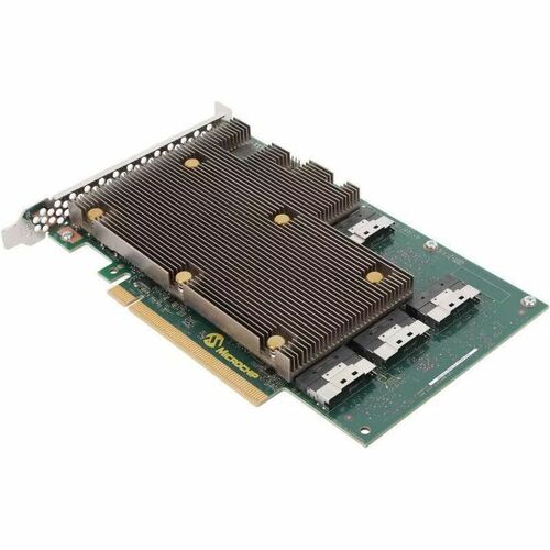 Microchip 1200p-32i SAS/SATA/NVMe Controller - 24Gb/s SAS, Serial ATA/600, NVMe - PCI Express 4.0 x16 - Plug-in Card - 32 