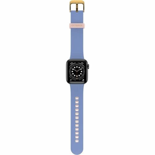 OtterBox Adjustable Smartwatch Band - Buckle Attachment - Blue - Silicon, Stainless Steel