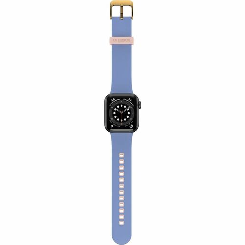 OtterBox Adjustable Smartwatch Band - Buckle Attachment - Blue - Silicon, Stainless Steel