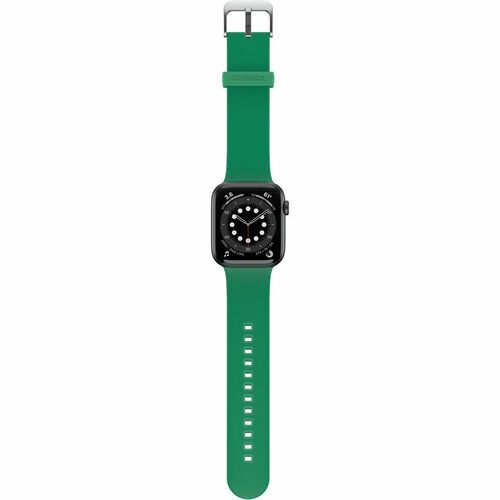 OtterBox Adjustable Smartwatch Band - Buckle Attachment - Green Juice - Silicon, Stainless Steel