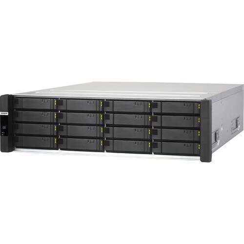 QNAP, QNAP Enterprise ZFS NAS ES1686DC-2142IT-128G SAN/NAS Storage System - 2 x Intel Xeon D-2142IT Octa-core (8 Core) 1.9