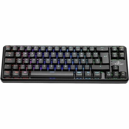 Yeyian Akil YTM-28209R Teclado gaming - Con cable/Inalámbrico Conectividad - USB Tipo A Interfaz - RGB LED - Español - QWE