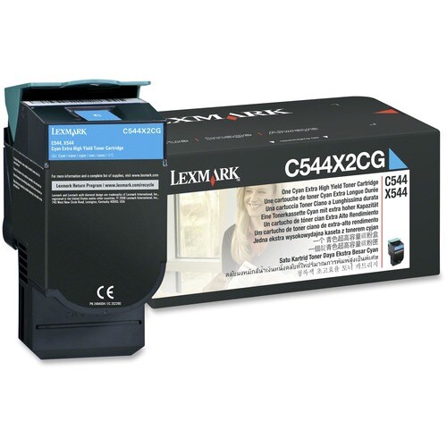 Lexmark Original Laser Toner Cartridge - Cyan - 1 Each - 4000 Pages