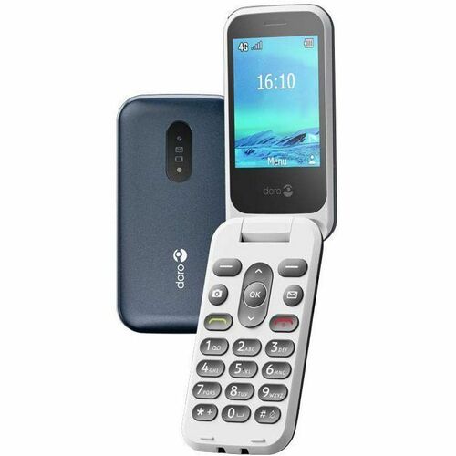 Téléphone portable standard Doro 2820 17 Mo - Écran - Écran 7,1 cm (2,8") QVGA 320 x 240 - Ouverture "Clamshell" (coquilla
