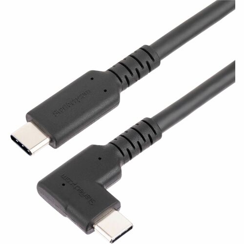 StarTech.com Cable de 1m USB-C Resistente Acodado a la Derecha - USB 3.2 Gen 2 (10 Gbps) - USB Tipo C - DP de Modo Alt 4K 