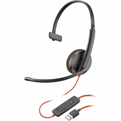 POLY HEADSET BLACKWIRE 3210 MONO C3210 USB-A BULK