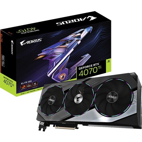 Aorus NVIDIA GeForce RTX 4070 Ti Graphic Card - 12 GB GDDR6X - 7680 x 4320 - 2.66 GHz Core - 192 bit Bus Width - PCI Expre