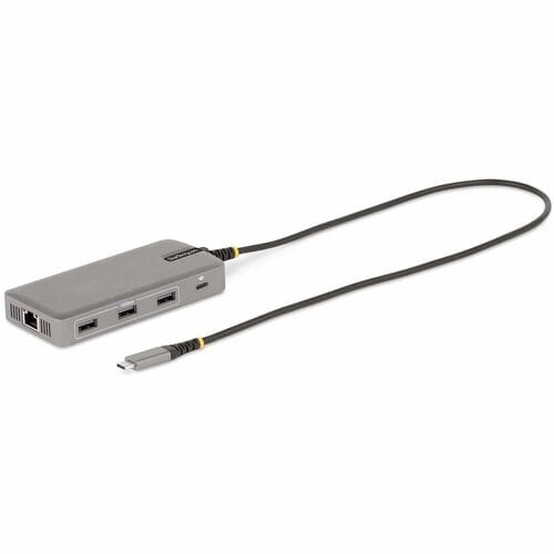 StarTech.com USB 3.2 (Gen 2) Type C Docking Station for Desktop PC, Notebook, Monitor - 15 W - Grey - 3 Displays Supported