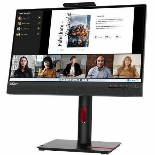 Lenovo ThinkCentre TIO 22 Gen 5 22 Zoll Class LED-Touchscreen-Monitor - 16:9 Format - 4 ms Reaktionszeit - Webcam - 54,6 c