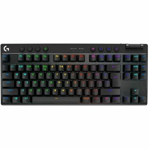 Logitech G PRO X TKL Gaming Keyboard - Full-size - Wireless Connectivity - USB 2.0 Interface - RGB LED - English (US) - QW