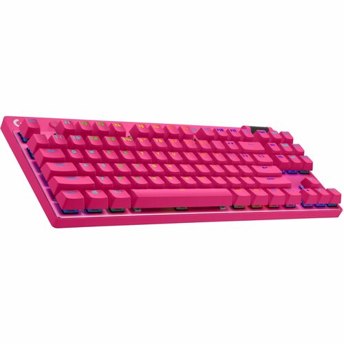 Logitech G PRO X TKL Gaming Keyboard - Wireless Connectivity - USB 2.0 Interface - RGB LED - English (US) - QWERTY Layout 