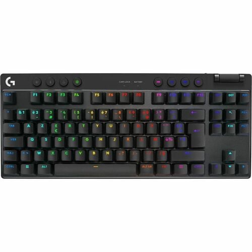Clavier de jeu Logitech G PRO X TKL - Sans fil Connectivité - USB 2.0 Interface - RGB LED - Français - AZERTY Disposition 