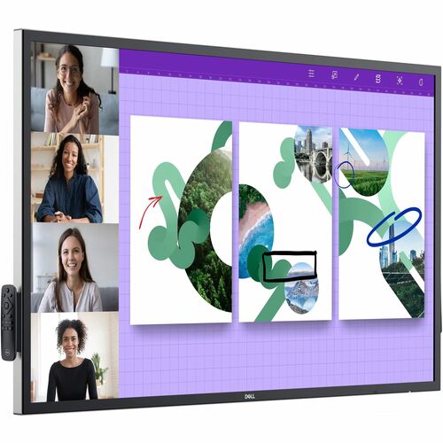 Dell P5524QT 4K UHD LCD Collaboration Display - InGlass - Touchscreen - 16:9 Seitenverhältnis - 3840 x 2160 - LED - 350 cd