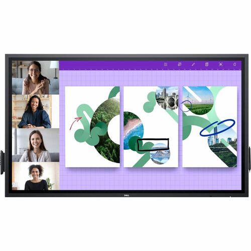 Dell P6524QT 4K UHD LCD Collaboration Display - InGlass - Touchscreen - 16:9 Seitenverhältnis - 3840 x 2160 - LED - 350 cd
