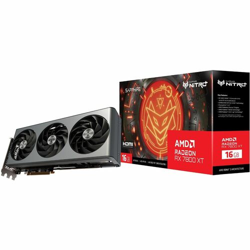 Carte Graphique Sapphire AMD Radeon - 16 Go GDDR6 - 7680 x 4320 - 2,25 GHz Game Clock - 2,57 GHz Boost clock - 256 bit Lar
