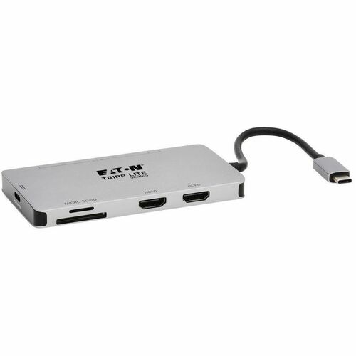 Station d'accueil Tripp Lite series U442-DOCK8-GG USB Type C pour Smartphone, Tablette, Ordinateur de bureau, Projecteur, 