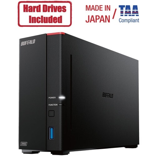 Buffalo LinkStation 710D 1 x Total de compartimientos Sistema de almacenamiento NAS - 2TB HDD Hexa-core (6 Core) 1.30GHz -