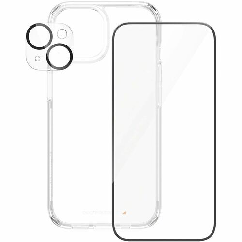 PanzerGlass ® 3-in-1 Pack iPhone 15, Apple, Apple - iPhone 15, Dry application, Shock resistant, Transparent, 1 pc(s)